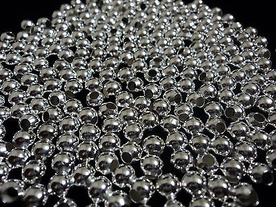 Silver Plated Round 6mm Metal Spacer Beads 500 beads – Arizona Gems and  Minerals